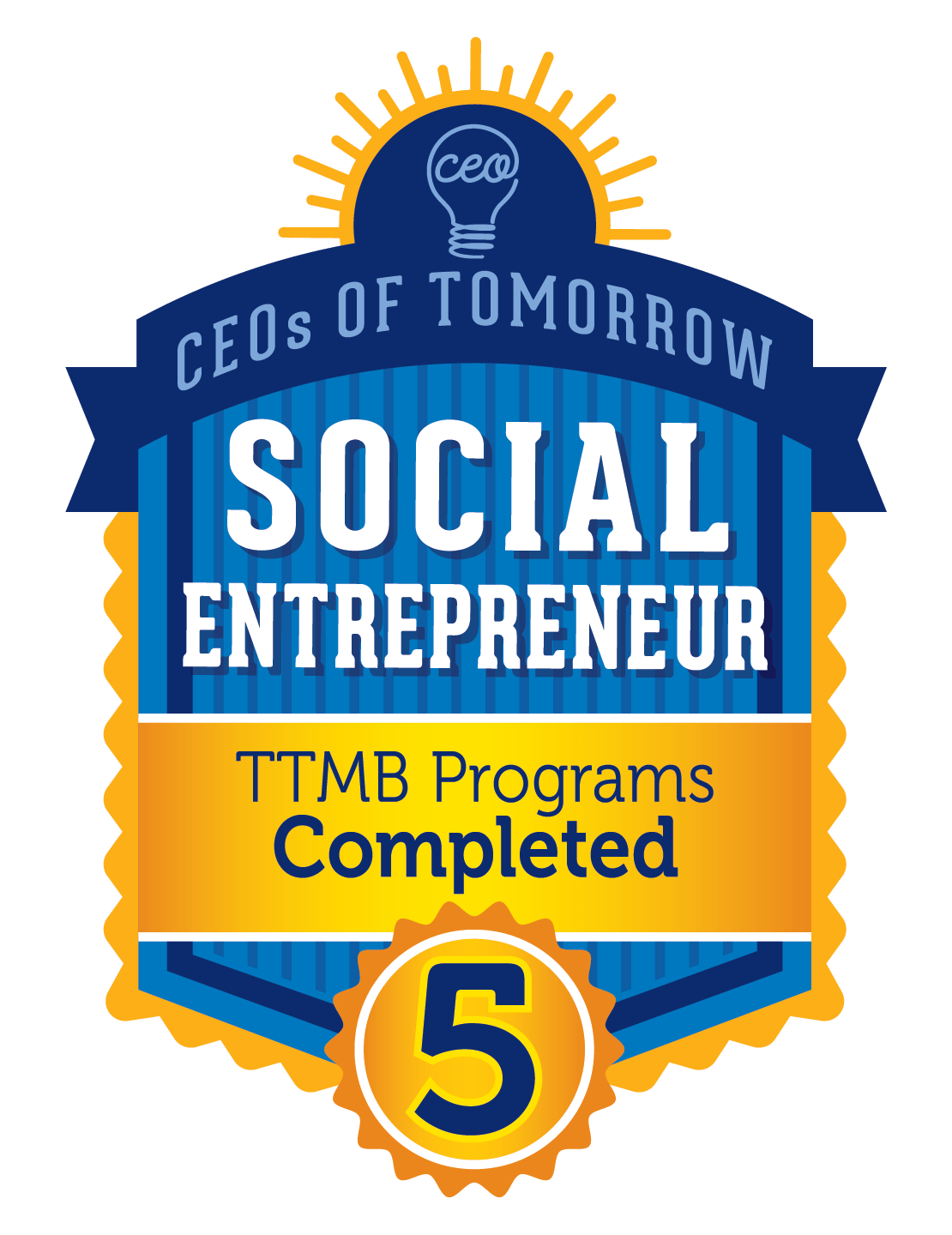 Social Entrepreneur - 5 TTMB Programs Completed